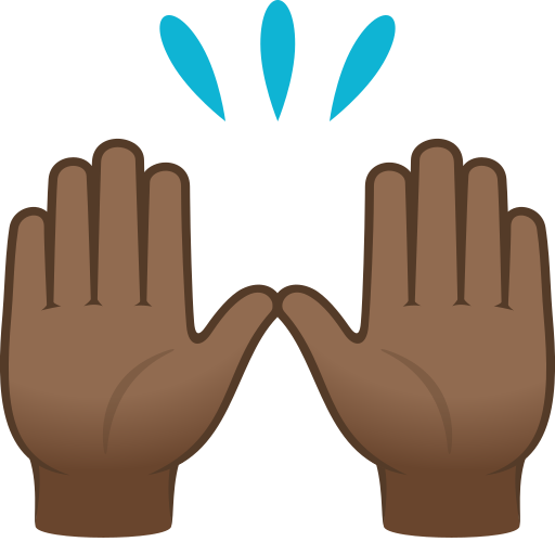 Raising Hands: Medium-Dark Skin Tone, the design in this release