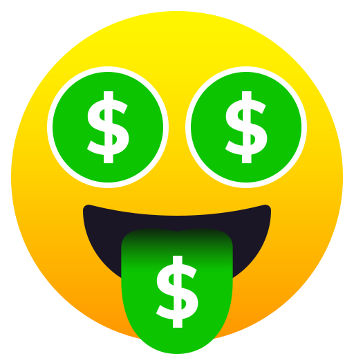 Money-Mouth Face, the previous design