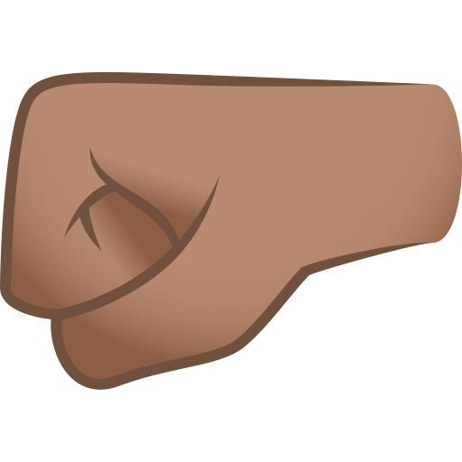 Left-Facing Fist: Medium Skin Tone, the design in this release