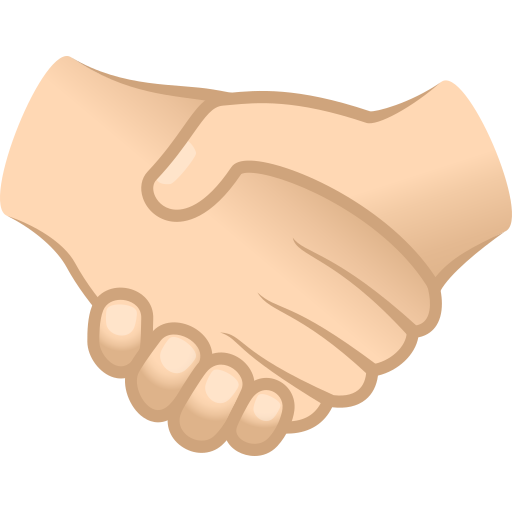 Handshake: Light Skin Tone, the design in this release
