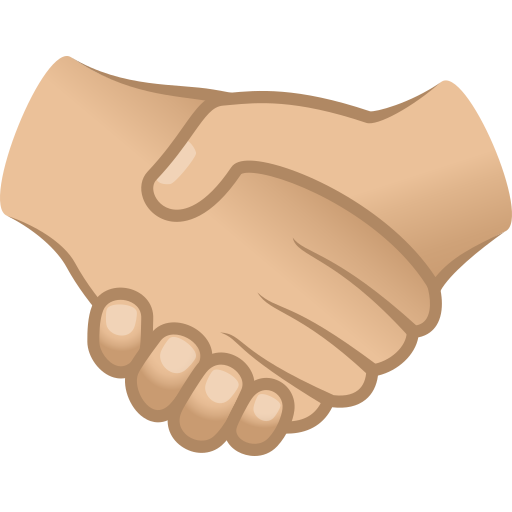 Handshake: Medium-Light Skin Tone, the design in this release