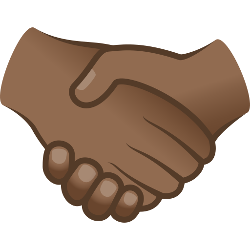Handshake: Medium-Dark Skin Tone, the design in this release