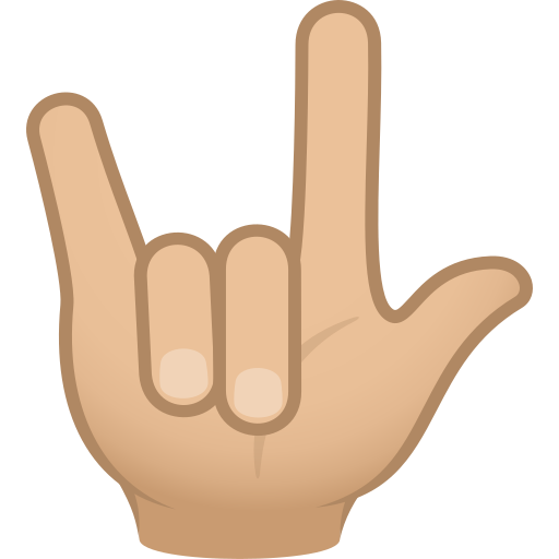 Love-You Gesture: Medium-Light Skin Tone, the design in this release