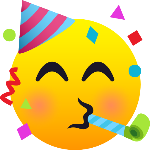 Partying Face, the previous design