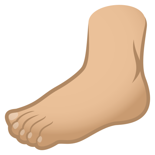 Foot: Medium-Light Skin Tone, the design in this release