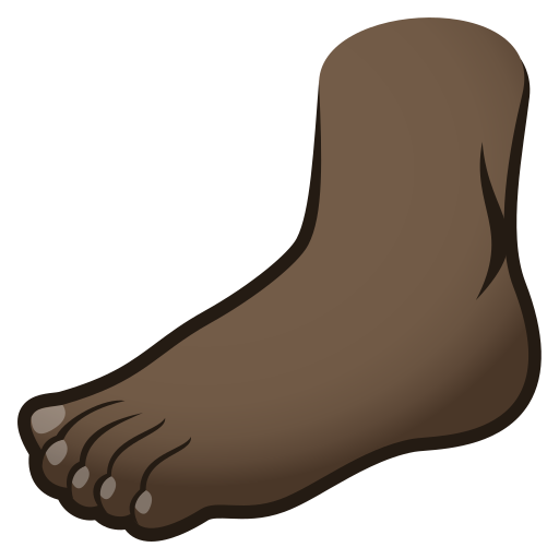 Foot: Dark Skin Tone, the design in this release