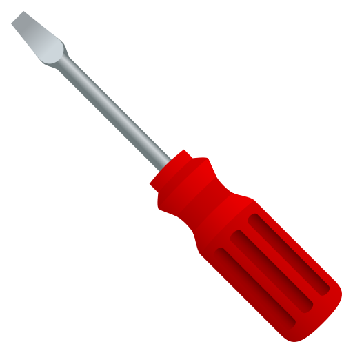 Screwdriver as drawn by JoyPixels in 7.0