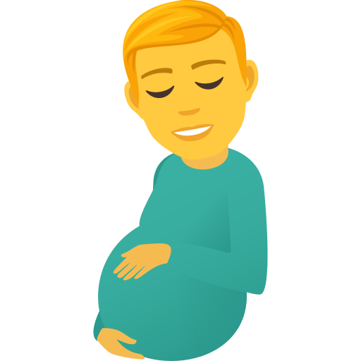Pregnant Man, the design in this release