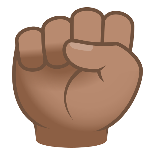 Raised Fist: Medium Skin Tone, the design in this release
