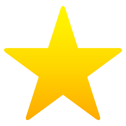 Star as drawn by JoyPixels in 7.0