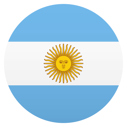 Flag: Argentina as drawn by JoyPixels in 8.0