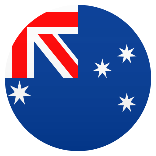Flag: Australia as drawn by JoyPixels in 8.0