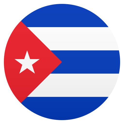 Flag: Cuba as drawn by JoyPixels in 8.0