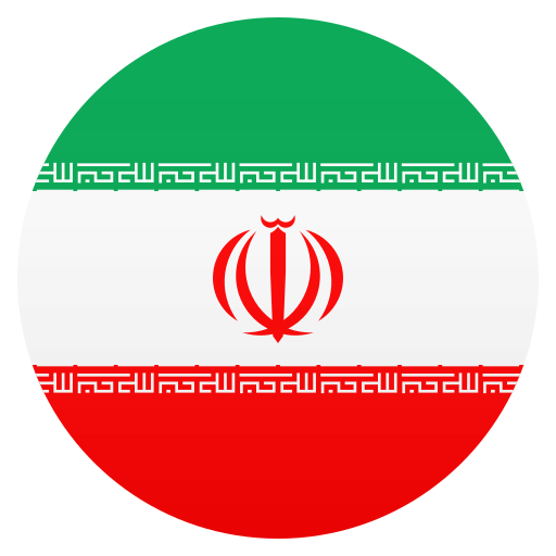 Flag: Iran as drawn by JoyPixels in 8.0