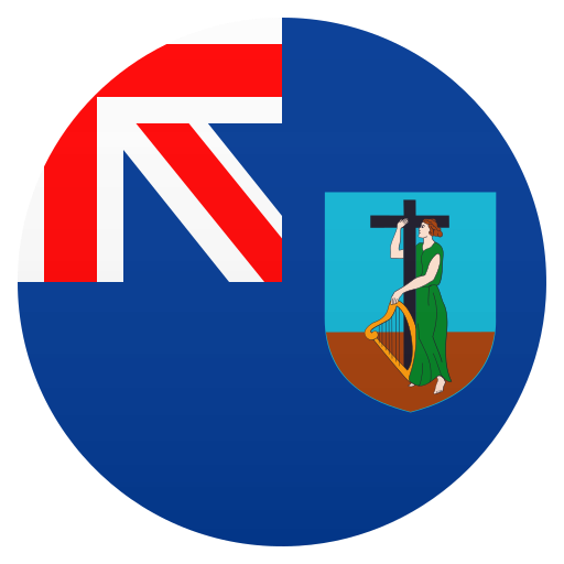 Flag: Montserrat as drawn by JoyPixels in 8.0