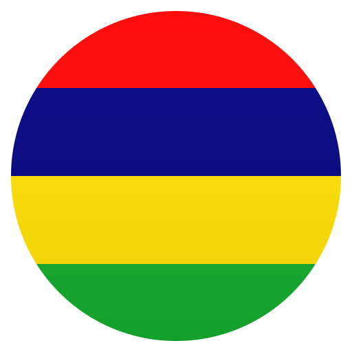 Flag: Mauritius as drawn by JoyPixels in 8.0