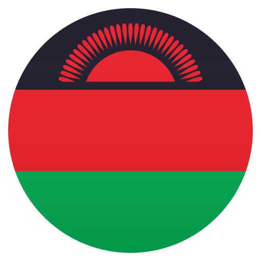 Flag: Malawi as drawn by JoyPixels in 8.0
