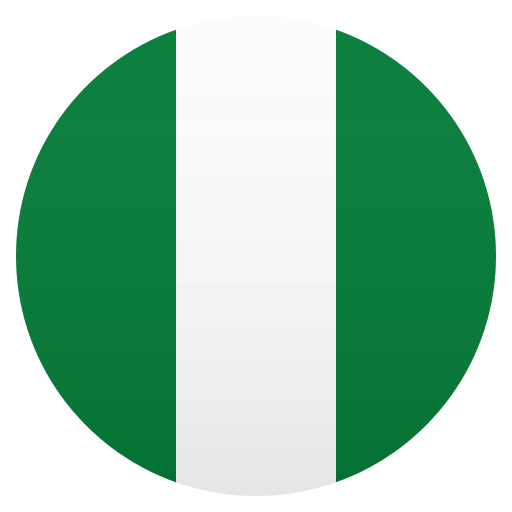 Flag: Nigeria as drawn by JoyPixels in 8.0