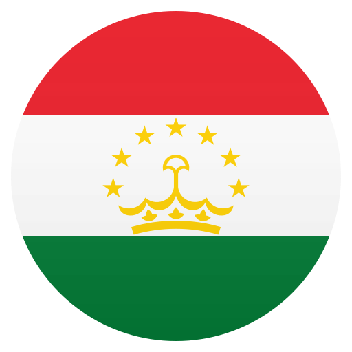 Flag: Tajikistan as drawn by JoyPixels in 8.0