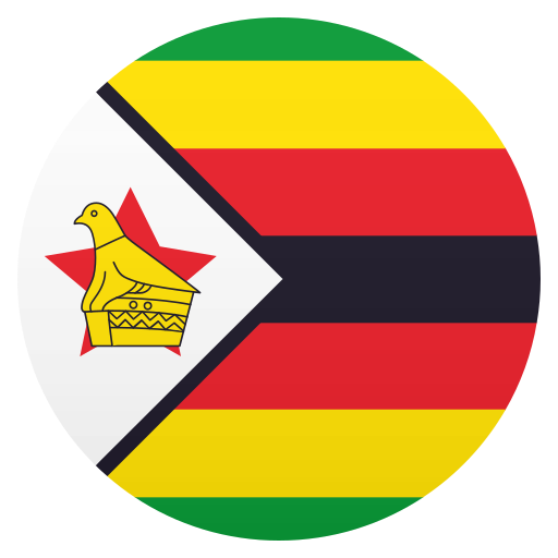 Flag: Zimbabwe as drawn by JoyPixels in 8.0
