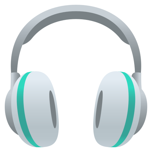 Headphone as drawn by JoyPixels in 8.0
