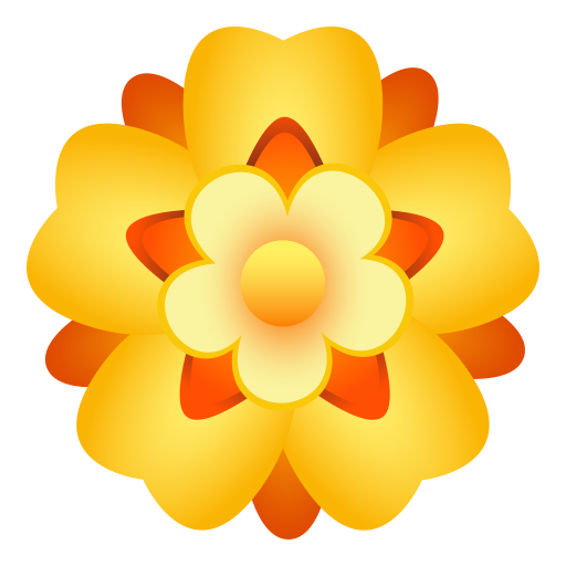 Roseta as drawn by JoyPixels in 8.0