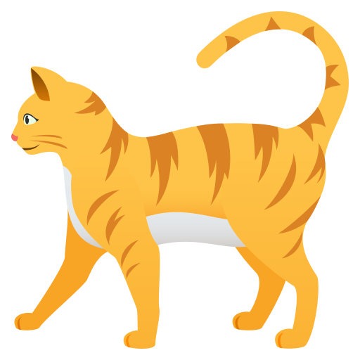 고양이 as drawn by JoyPixels in 8.0