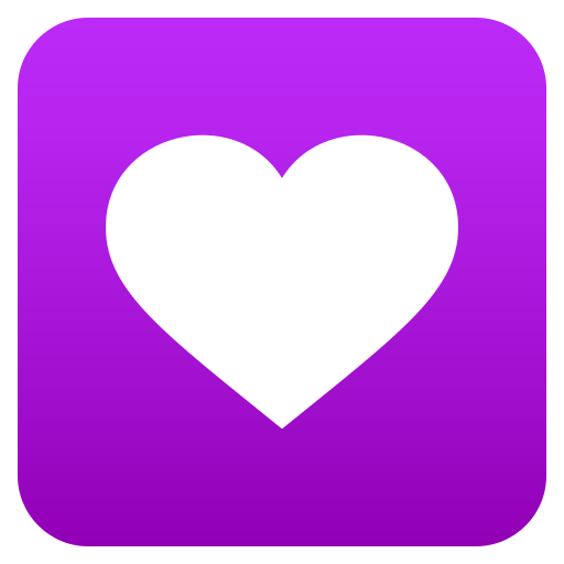 Heart Decoration as drawn by JoyPixels in 8.0