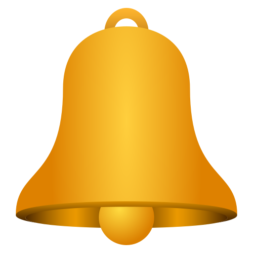 Bell as drawn by JoyPixels in 8.0