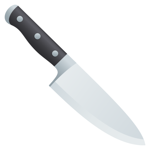 Kitchen Knife as drawn by JoyPixels in 8.0