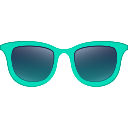 Sunglasses as drawn by JoyPixels in 8.0