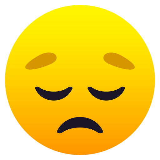 Pensive Face, the previous design