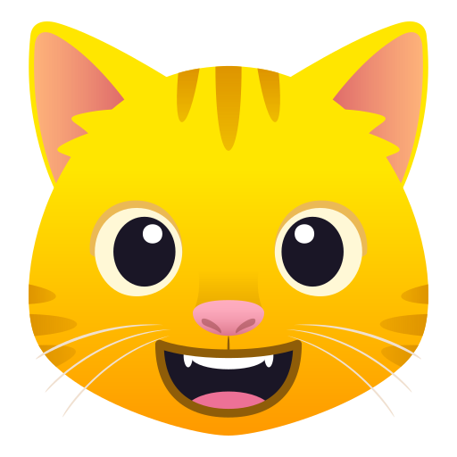 Grinning Cat, the previous design