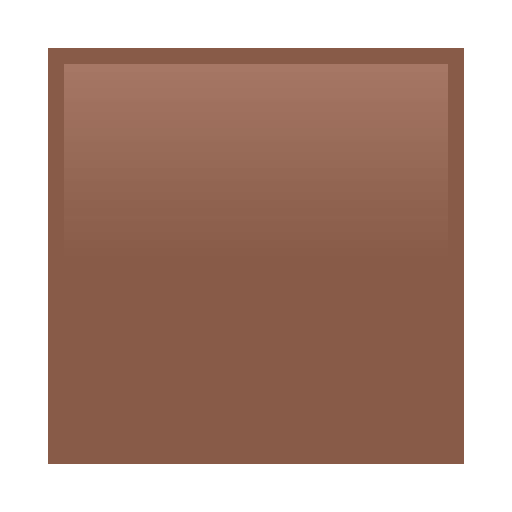 Brown Square as drawn by JoyPixels in 8.0