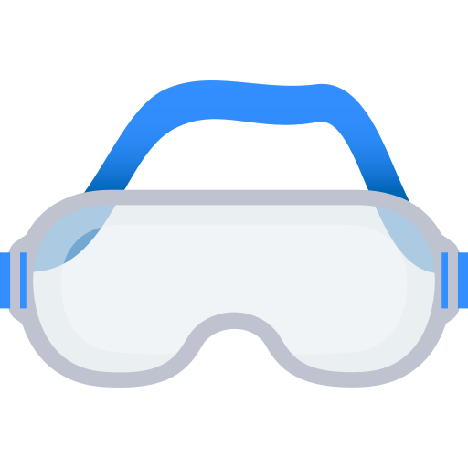 Goggles as drawn by JoyPixels in 8.0
