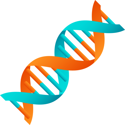 Dna as drawn by JoyPixels in 8.0