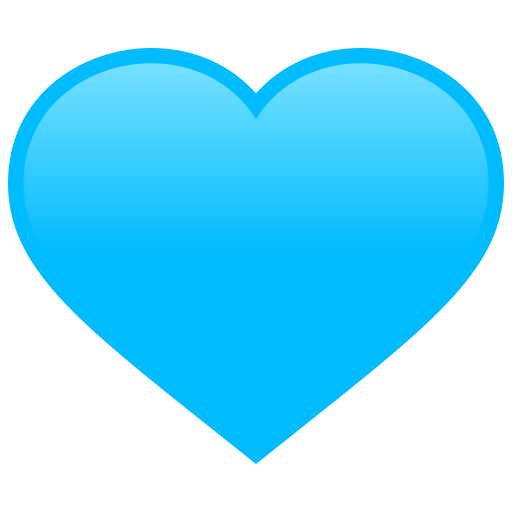 Light Blue Heart, the design in this release