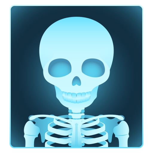 X-Ray as drawn by JoyPixels in 8.0