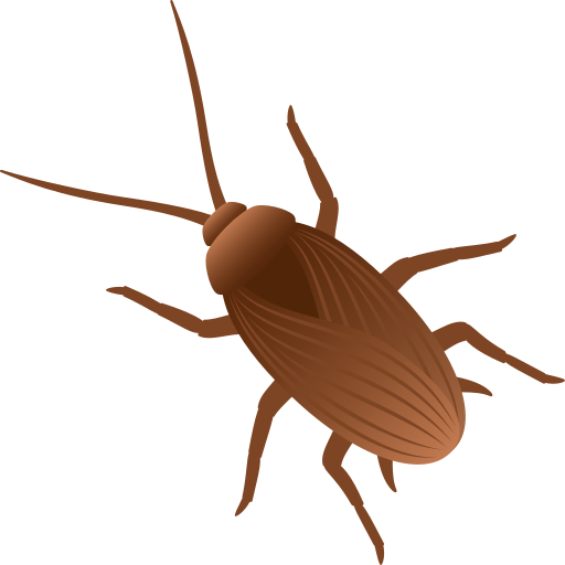 Cockroach as drawn by JoyPixels in 8.0