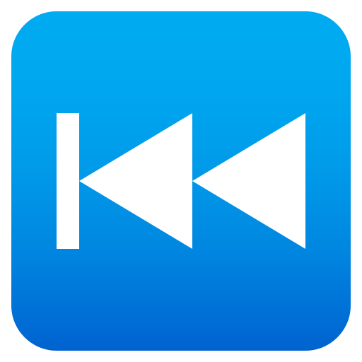 Last Track Button as drawn by JoyPixels in 8.0