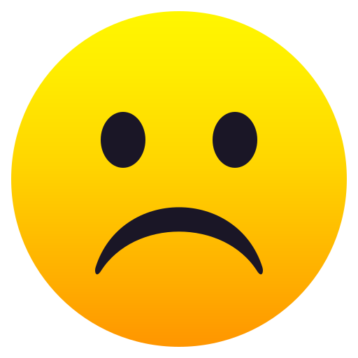 Frowning Face, the previous design