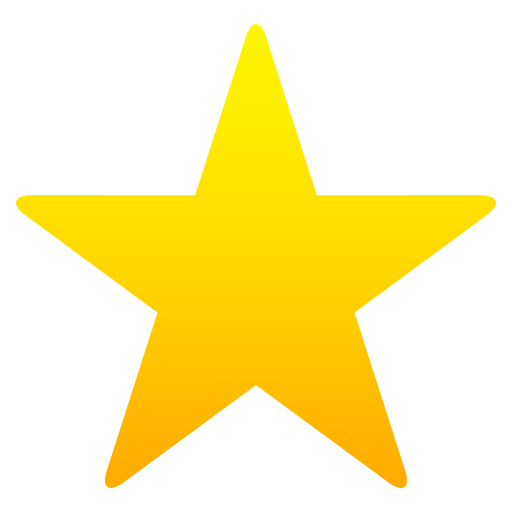 Star as drawn by JoyPixels in 8.0