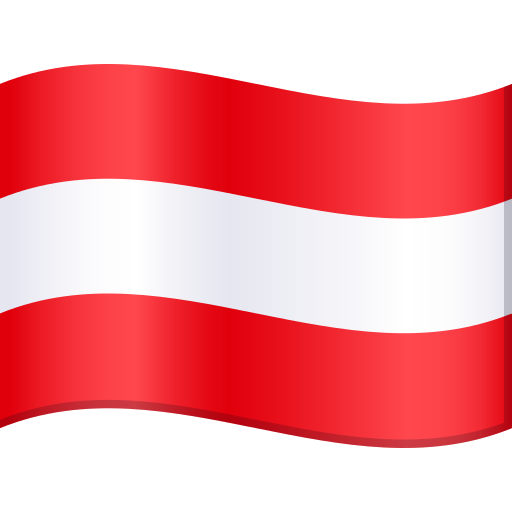 Flag: Austria as drawn by JoyPixels in 9.0