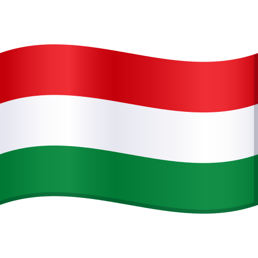 Flag: Hungary as drawn by JoyPixels in 9.0