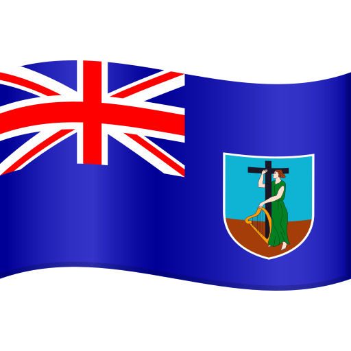 Flag: Montserrat as drawn by JoyPixels in 9.0