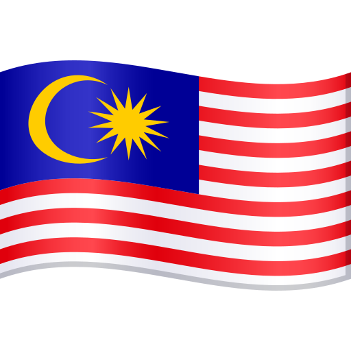Bandeira: Malásia as drawn by JoyPixels in 9.0