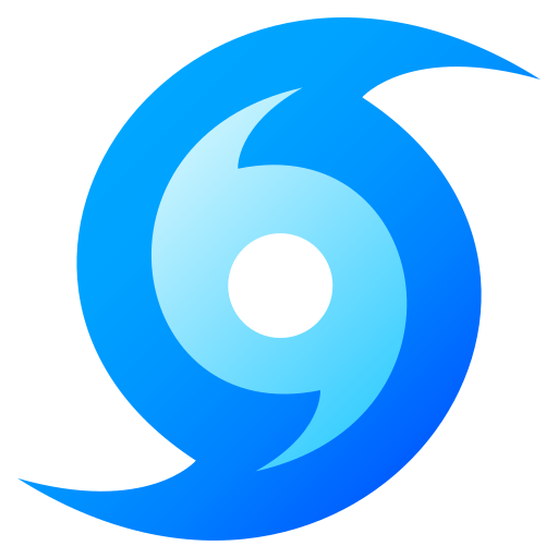 Cyclone as drawn by JoyPixels in 9.0