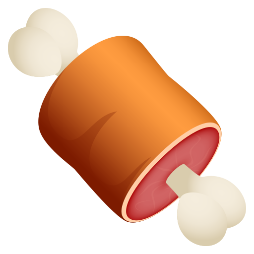 Carne as drawn by JoyPixels in 9.0