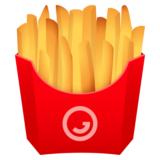 French Fries as drawn by JoyPixels in 9.0