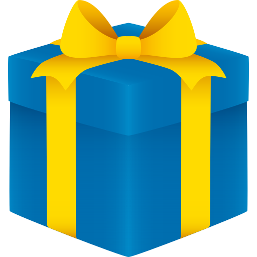 Wrapped Gift as drawn by JoyPixels in 9.0